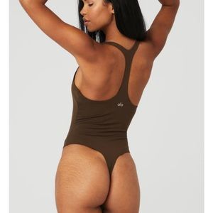 Espresso alo bodysuit